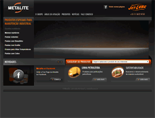 Tablet Screenshot of metalite.com.br